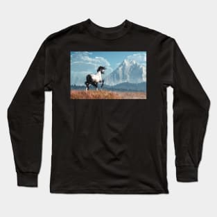 Blue Roan and Distant Mountain Long Sleeve T-Shirt